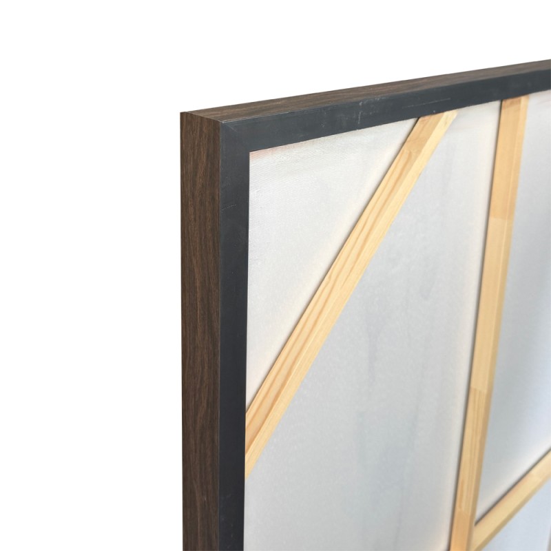CARNELIAN ΠΙΝΑΚΑΣ ΔΙΑΚΟΣΜΗΣΗΣ 80x120x4cm ΚΑΜΒΑΣ ΚΑΦΕ PVC ΦΥΛΛΟ ΚΑΦΕ