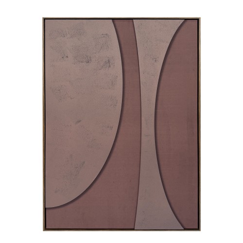 CARNELIAN ΠΙΝΑΚΑΣ ΔΙΑΚΟΣΜΗΣΗΣ 80x120x4cm ΚΑΜΒΑΣ ΚΑΦΕ PVC ΦΥΛΛΟ ΚΑΦΕ