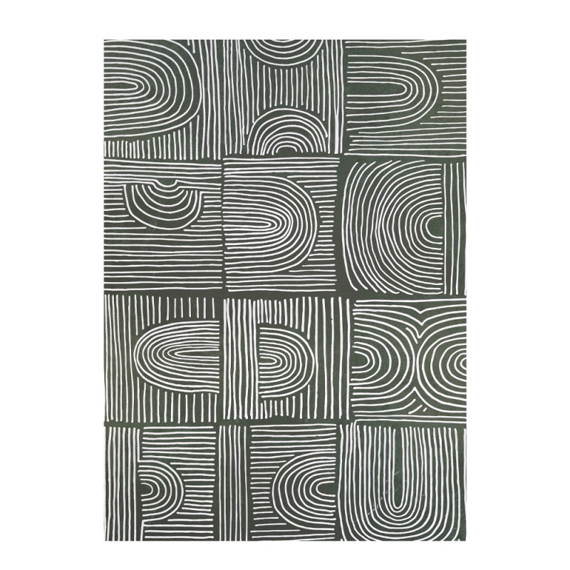 TUPIK ΠΙΝΑΚΑΣ ΔΙΑΚΟΣΜΗΣΗΣ 100x140x4cm ΚΑΜΒΑΣ ΠΡΑΣΙΝΟ ΜΠΕΖ ΞΥΛΟ ΦΥΣΙΚΟ