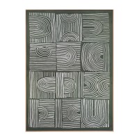TUPIK ΠΙΝΑΚΑΣ ΔΙΑΚΟΣΜΗΣΗΣ 100x140x4cm ΚΑΜΒΑΣ ΠΡΑΣΙΝΟ ΜΠΕΖ ΞΥΛΟ ΦΥΣΙΚΟ