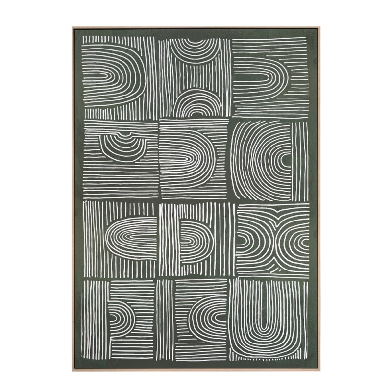 TUPIK ΠΙΝΑΚΑΣ ΔΙΑΚΟΣΜΗΣΗΣ 100x140x4cm ΚΑΜΒΑΣ ΠΡΑΣΙΝΟ ΜΠΕΖ ΞΥΛΟ ΦΥΣΙΚΟ