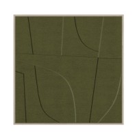 ACETE ΠΙΝΑΚΑΣ ΔΙΑΚΟΣΜΗΣΗΣ 77x77x4cm MDF ΛΑΔΙ PVC ΦΥΛΛΟ ΦΥΣΙΚΟ