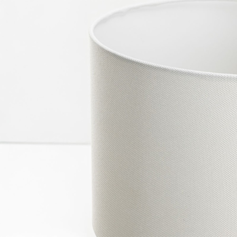 JASIEL ΦΩΤΙΣΤΙΚΟ ΕΠΙΤΡΑΠΕΖΙΟ 64cm POLYRESIN ΜΑΥΡΟ ΛΙΝΟ ΛΕΥΚΟ