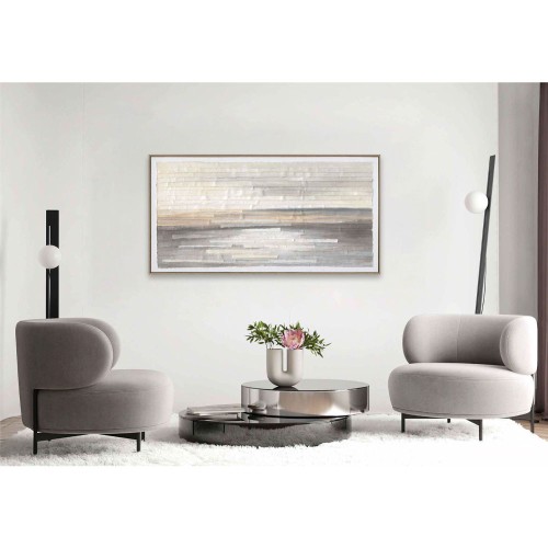 INOLA ΠΙΝΑΚΑΣ ΔΙΑΚΟΣΜΗΣΗΣ 60x120x4cm ΚΑΜΒΑΣ ΛΕΥΚΟ ΜΠΕΖ ΓΚΡΙ ΞΥΛΟ ΦΥΣΙΚΟ