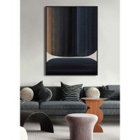 RECONNECT ΠΙΝΑΚΑΣ ΔΙΑΚΟΣΜΗΣΗΣ 90x120x4cm ΚΑΜΒΑΣ ΠΟΛΥΧΡΩΜΟ MDF ΜΑΥΡΟ