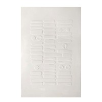 IMPRINT ΠΙΝΑΚΑΣ ΔΙΑΚΟΣΜΗΣΗΣ 80x120x4cm ΚΑΜΒΑΣ ΛΕΥΚΟ MDF