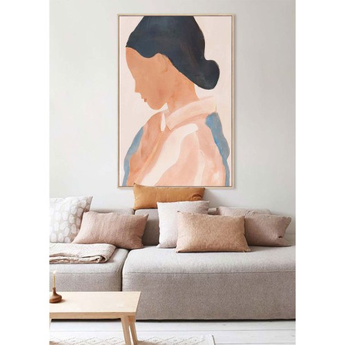 THINKING ΠΙΝΑΚΑΣ ΔΙΑΚΟΣΜΗΣΗΣ 80x120x4cm ΚΑΜΒΑΣ ΠΟΛΥΧΡΩΜΟ MDF ΦΥΣΙΚΟ