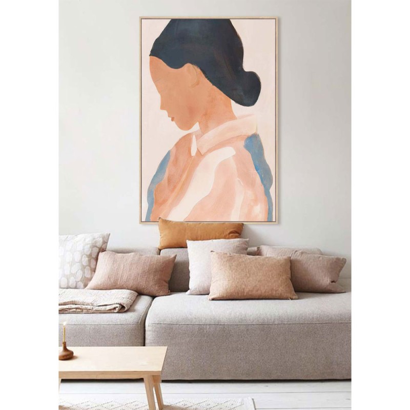 THINKING ΠΙΝΑΚΑΣ ΔΙΑΚΟΣΜΗΣΗΣ 80x120x4cm ΚΑΜΒΑΣ ΠΟΛΥΧΡΩΜΟ MDF ΦΥΣΙΚΟ