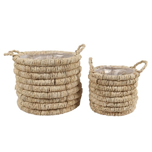 THEROS ΚΑΛΑΘΙ 35x35x27cm SEAGRASS ΦΥΣΙΚΟ