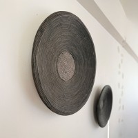 POMPEI ΔΙΑΚΟΣΜΗΤΙΚΟ ΤΟΙΧΟΥ SET 3ΤΜΧ 60x60x9cm ΞΥΛΟ ΚΑΦΕ BAMBOO