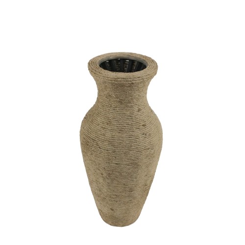 ROPE ΒΑΖΟ 24x24x54cm ΣΧΟΙΝΙ ΦΥΣΙΚΟ PLYWOOD