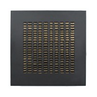ESCAPE ΠΙΝΑΚΑΣ ΔΙΑΚΟΣΜΗΣΗΣ 80x80x5cm ΜΕΤΑΛΛΟ ΜΑΥΡΟ ΧΡΥΣΟ MDF