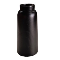 Σετ-2Τεμ.NUBIA ΒΑΖΟ 14x14x30cm ΞΥΛΟ ΜΑΥΡΟ