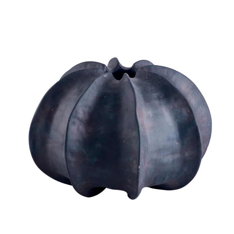 THALIS ΒΑΖΟ 30x30x22cm ΚΕΡΑΜΙΚΟ ΜΑΥΡΟ