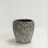 GASHER ΓΛΑΣΤΡΑ ΣΕΤ 3ΤΜΧ 42x42x35cm ΚΕΡΑΜΙΚΟ ΑΝΘΡΑΚΙ ΜΠΕΖ
