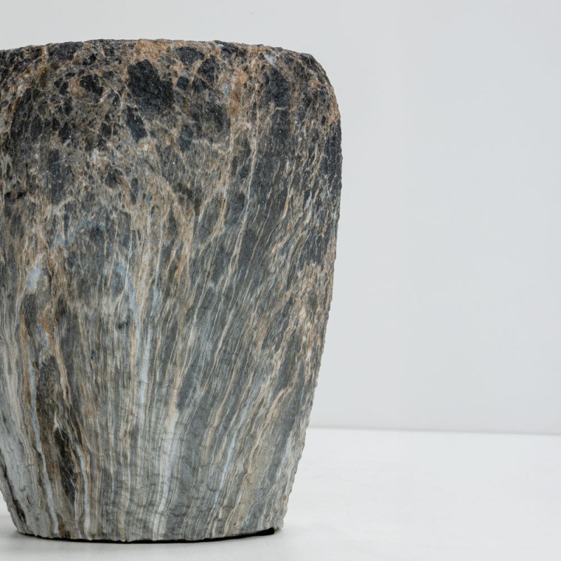 GASHER ΓΛΑΣΤΡΑ ΣΕΤ 3ΤΜΧ 42x42x35cm ΚΕΡΑΜΙΚΟ ΑΝΘΡΑΚΙ ΜΠΕΖ