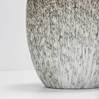 KANCHE ΓΛΑΣΤΡΑ ΣΕΤ 2ΤΜΧ 48x48x39cm ΚΕΡΑΜΙΚΟ ΜΠΕΖ ΜΑΥΡΟ