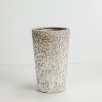 KANCHE ΓΛΑΣΤΡΑ ΣΕΤ 2ΤΜΧ 32x32x53cm ΚΕΡΑΜΙΚΟ ΜΠΕΖ ΜΑΥΡΟ