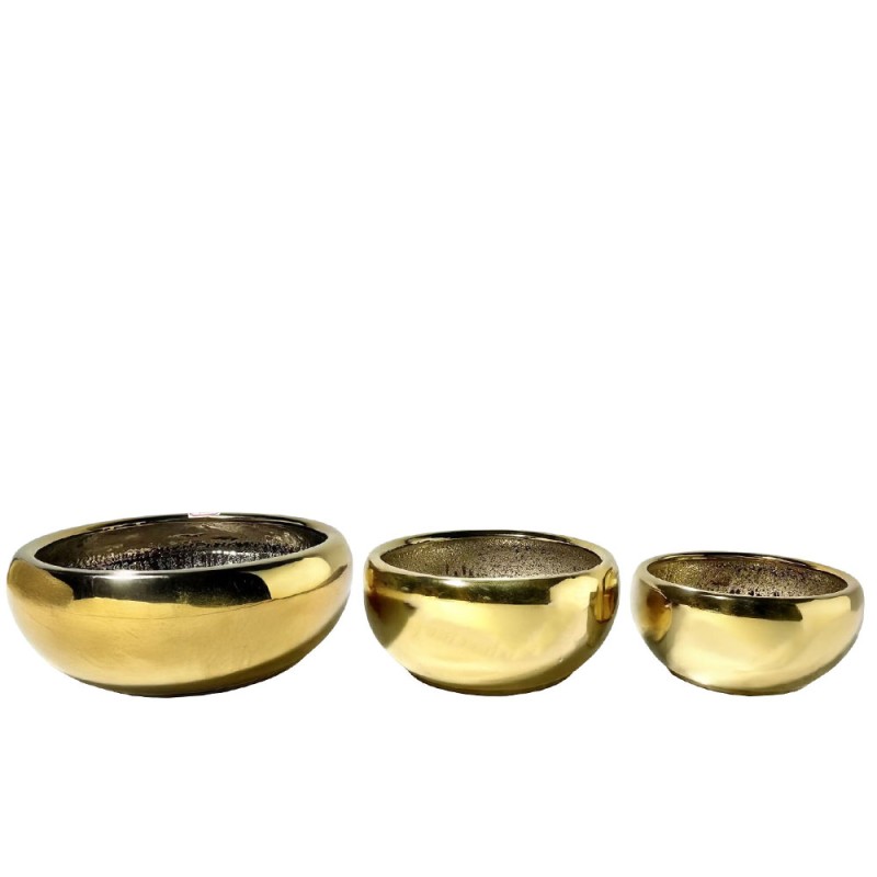 ORO ΚΑΣΠΩ ΣΕΤ 3ΤΜΧ 43x43x18cm ΚΕΡΑΜΙΚΟ ΧΡΥΣΟ
