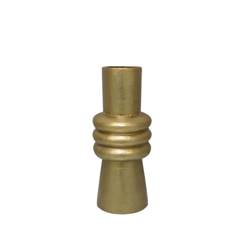 ARTIOM ΒΑΖΟ 14x14x33cm ΑΛΟΥΜΙΝΙΟ ΧΡΥΣΟ