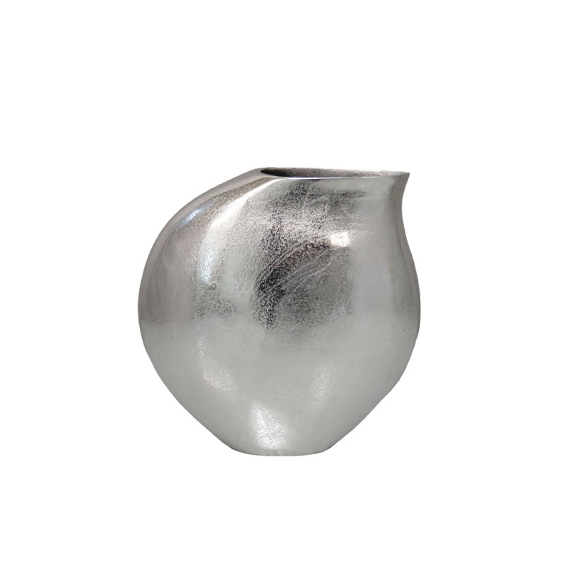 BRONTIE ΒΑΖΟ 30x13x29cm ΑΛΟΥΜΙΝΙΟ ΑΣΗΜΙ