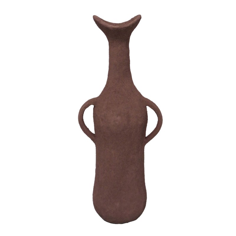 NATHEN ΒΑΖΟ 13x9x33cm ΑΛΟΥΜΙΝΙΟ TERRACOTTA