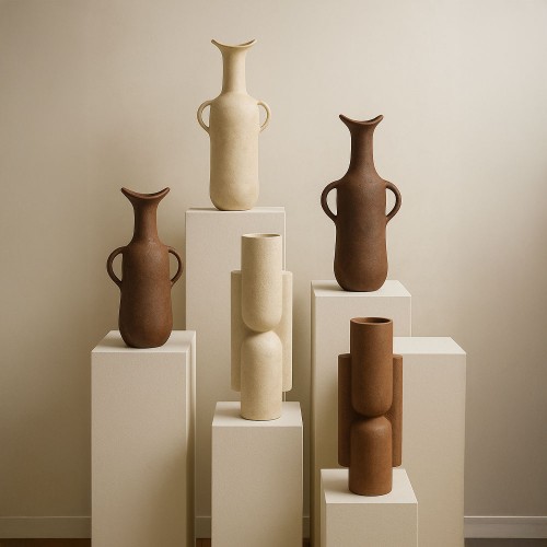 NATHEN ΒΑΖΟ 17x11x50cm ΑΛΟΥΜΙΝΙΟ ΛΕΥΚΟ