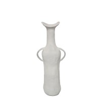 NATHEN ΒΑΖΟ 17x11x50cm ΑΛΟΥΜΙΝΙΟ ΛΕΥΚΟ