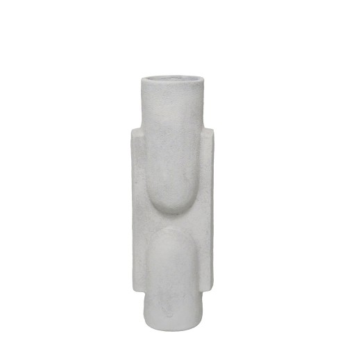 NATHEN ΒΑΖΟ 13x10x36cm ΑΛΟΥΜΙΝΙΟ ΛΕΥΚΟ
