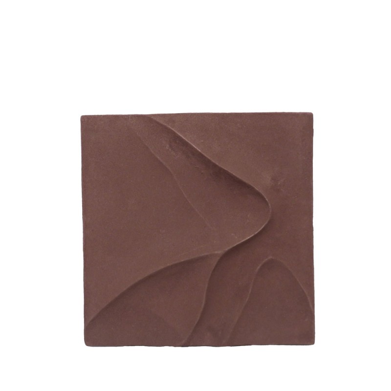 NATHEN ΔΙΑΚΟΣΜΗΤΙΚΟ ΤΟΙΧΟΥ 41x41x5cm ΑΛΟΥΜΙΝΙΟ TERRACOTTA