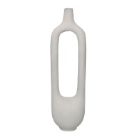 FINTON ΒΑΖΟ 17x14x62cm ΑΛΟΥΜΙΝΙΟ ΛΕΥΚΟ