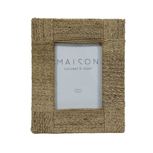 MOSI ΚΟΡΝΙΖΑ 28x23x3cm SEAGRASS ΦΥΣΙΚΟ ΓΥΑΛΙ
