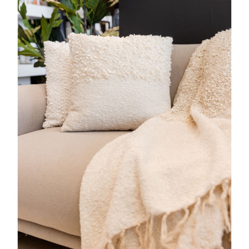 SIMPUL ΡΙΧΤΑΡΙ ΔΙΑΚΟΣΜΗΤΙΚΟ 180x240cm ΥΦΑΣΜΑ ΛΕΥΚΟ ΜΠΕΖ