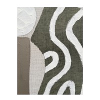 SLATE A ΠΙΝΑΚΑΣ ΔΙΑΚΟΣΜΗΤΙΚΟΣ ΜΕ ΚΟΡΝΙΖΑ 75x100x4cm ΚΑΜΒΑΣ ΛΑΔΙ ΜΠΕΖ ΛΕΥΚΟ ΞΥΛΟ