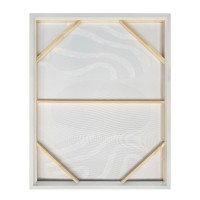 SLATE B ΠΙΝΑΚΑΣ ΔΙΑΚΟΣΜΗΤΙΚΟΣ ΜΕ ΚΟΡΝΙΖΑ 75x100x4cm ΚΑΜΒΑΣ ΛΑΔΙ ΜΠΕΖ ΛΕΥΚΟ ΞΥΛΟ
