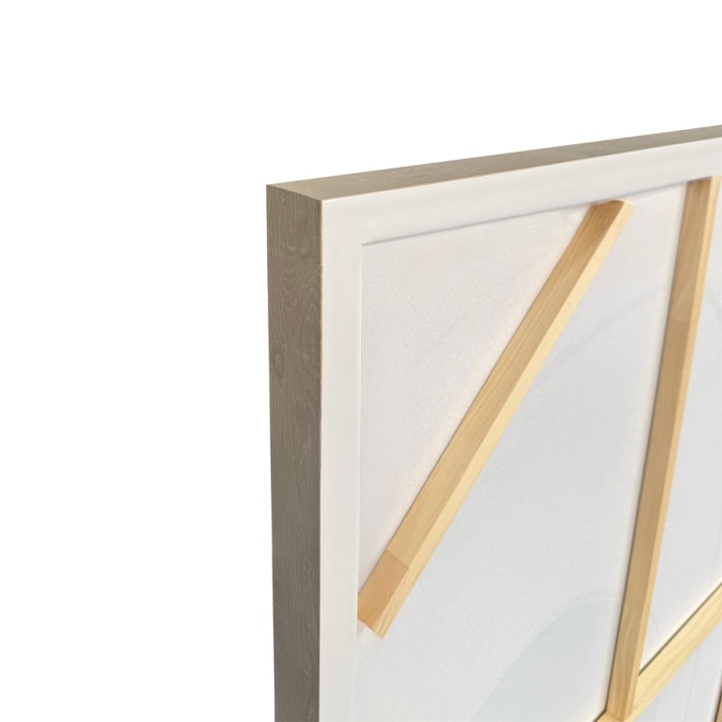 VOID A ΠΙΝΑΚΑΣ ΔΙΑΚΟΣΜΗΤΙΚΟΣ ΜΕ ΚΟΡΝΙΖΑ 80x120x4cm ΚΑΜΒΑΣ ΜΠΕΖ ΛΑΔΙ PS