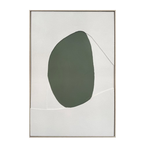 VOID B ΠΙΝΑΚΑΣ ΔΙΑΚΟΣΜΗΤΙΚΟΣ ΜΕ ΚΟΡΝΙΖΑ 80x120x4cm ΚΑΜΒΑΣ ΜΠΕΖ ΛΑΔΙ ΞΥΛΟ