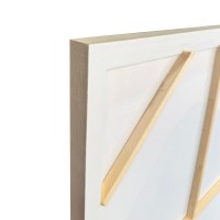VOID B ΠΙΝΑΚΑΣ ΔΙΑΚΟΣΜΗΤΙΚΟΣ ΜΕ ΚΟΡΝΙΖΑ 80x120x4cm ΚΑΜΒΑΣ ΜΠΕΖ ΛΑΔΙ PS