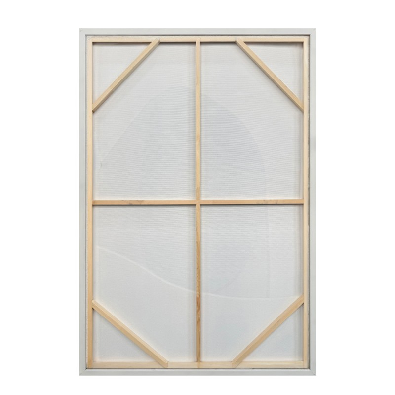 VOID B ΠΙΝΑΚΑΣ ΔΙΑΚΟΣΜΗΤΙΚΟΣ ΜΕ ΚΟΡΝΙΖΑ 80x120x4cm ΚΑΜΒΑΣ ΜΠΕΖ ΛΑΔΙ PS