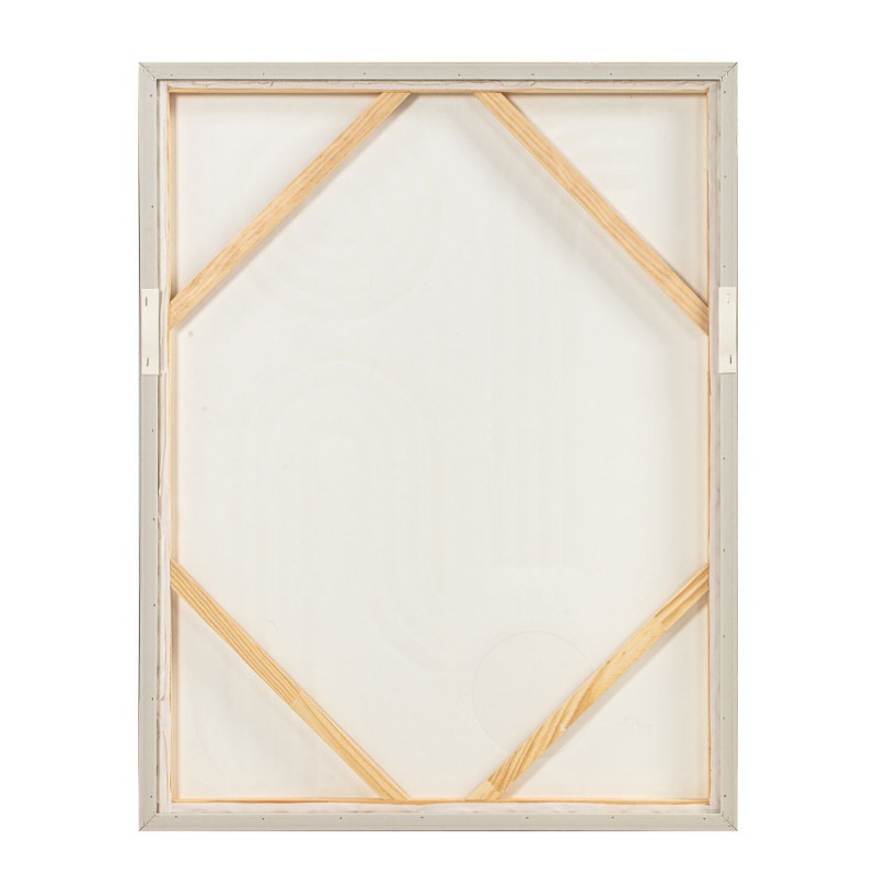 CURVA 1 ΠΙΝΑΚΑΣ ΔΙΑΚΟΣΜΗΤΙΚΟΣ ΜΕ ΚΟΡΝΙΖΑ 70x90x4cm ΚΑΜΒΑΣ BEIGE BEIGE ΞΥΛΟ ΦΥΣΙΚΟ