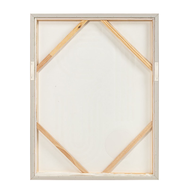 CURVA 2 ΠΙΝΑΚΑΣ ΔΙΑΚΟΣΜΗΤΙΚΟΣ ΜΕ ΚΟΡΝΙΖΑ 70x90x4cm ΚΑΜΒΑΣ BEIGE BEIGE ΞΥΛΟ ΦΥΣΙΚΟ