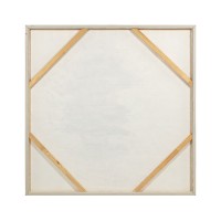BLACK SEA ΠΙΝΑΚΑΣ ΔΙΑΚΟΣΜΗΤΙΚΟΣ ΜΕ ΚΟΡΝΙΖΑ 80x80x4cm ΚΑΜΒΑΣ BEIGE ΜΑΥΡΟ ΞΥΛΟ ΦΥΣΙΚΟ