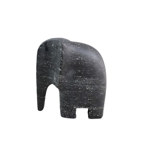 TENGO.A ΔΙΑΚΟΣΜΗΤΙΚΟ ΕΛΕΦΑΝΤΑΣ 17x9x18cm POLYRESIN ΜΑΥΡΟ ΛΕΥΚΟ