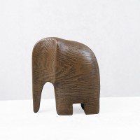 ZAMBIA.1 ΔΙΑΚΟΣΜΗΤΙΚΟ ΕΛΕΦΑΝΤΑΣ 17x9x18cm POLYRESIN ΚΑΦΕ