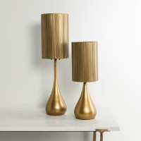 STALA ΦΩΤΙΣΤΙΚΟ ΕΠΙΤΡΑΠΕΖΙΟ 20x20x73.5cm ΜΕΤΑΛΛΟ BROWN GOLD