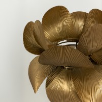 BLOSSOM ΦΩΤΙΣΤΙΚΟ ΕΠΙΤΡΑΠΕΖΙΟ 30x30x67cm ΜΕΤΑΛΛΟ BROWN GOLD