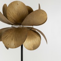 BLOSSOM ΦΩΤΙΣΤΙΚΟ ΕΠΙΔΑΠΕΔΙΟ 44x44x152cm ΜΕΤΑΛΛΟ BROWN GOLD
