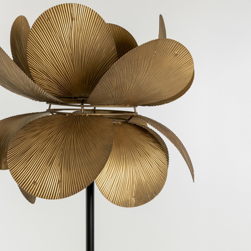 BLOSSOM ΦΩΤΙΣΤΙΚΟ ΕΠΙΔΑΠΕΔΙΟ 44x44x152cm ΜΕΤΑΛΛΟ BROWN GOLD