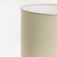 WOODLAND ΦΩΤΙΣΤΙΚΟ ΕΠΙΤΡΑΠΕΖΙΟ 26x26x54cm POLYRESIN ΛΕΥΚΟ ΥΦΑΣΜΑ OFF WHITE