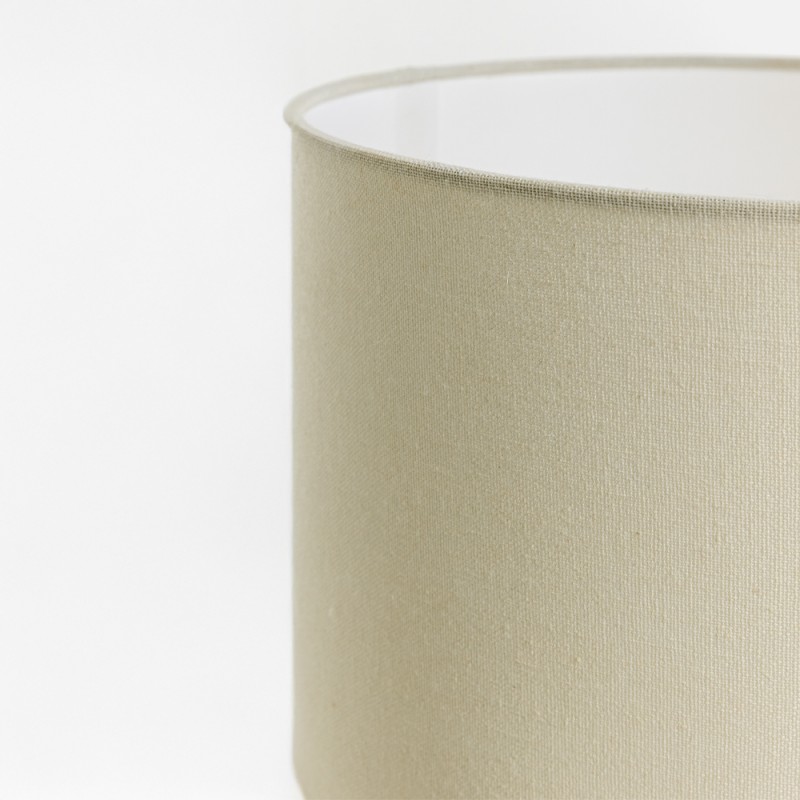 WOODLAND ΦΩΤΙΣΤΙΚΟ ΕΠΙΤΡΑΠΕΖΙΟ 26x26x54cm POLYRESIN ΛΕΥΚΟ ΥΦΑΣΜΑ OFF WHITE